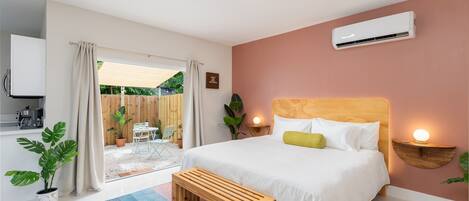 1 chambre, fer et planche à repasser, lit parapluie, Wi-Fi gratuit