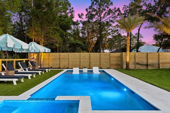 Una piscina climatizada