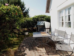 Outdoor dining - Appartement Wattschnecke (Wenningstedt)