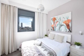 2 bedrooms, iron/ironing board, travel crib, WiFi