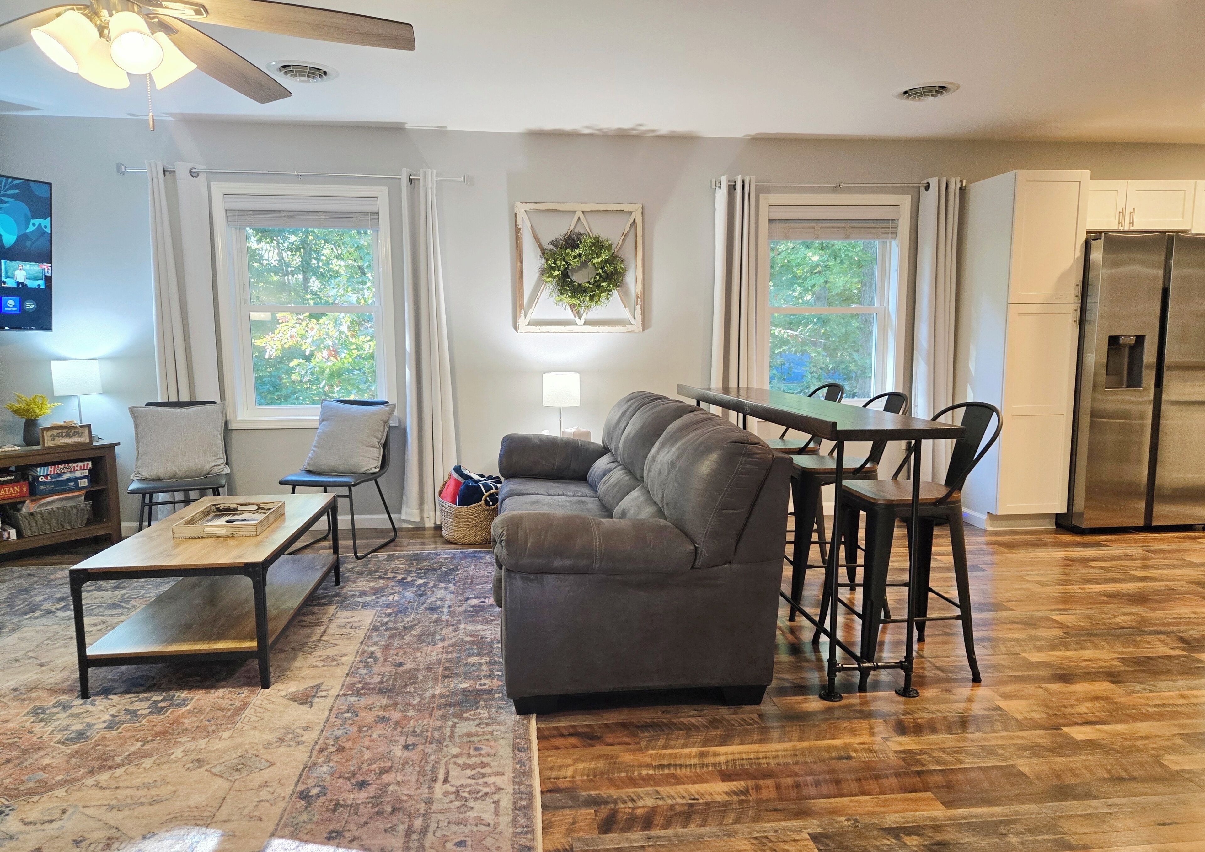 Smart-tv och böcker