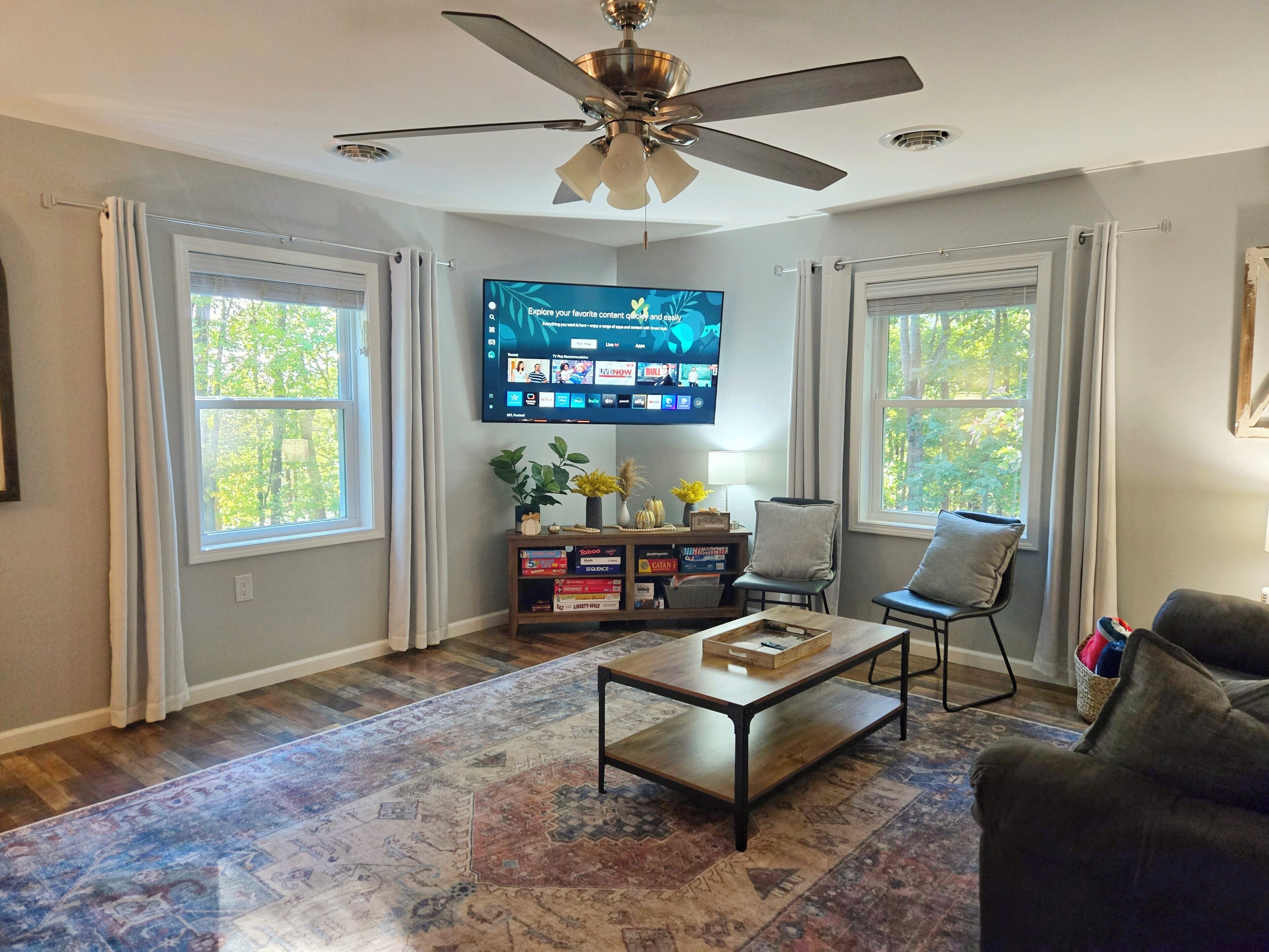 Smart-tv och böcker