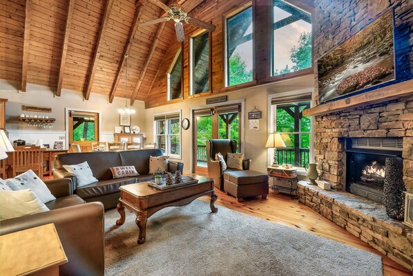 Smart-TV, Kamin, Videospiele, DVD-Player