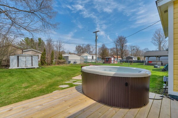 Bain à remous extérieur