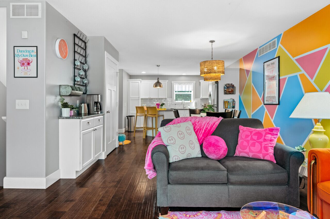 Smart-TV, peis og bøker