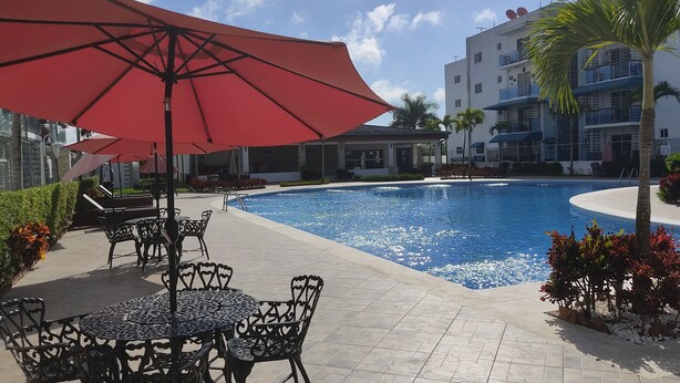 Pool - Hermoso apartamento con piscina (Santiago de los Caballeros)
