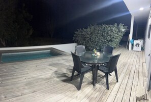Outdoor dining - Appartement for the nature lover with spectacular ocean view.  (Willemstad)