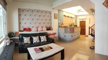 Zona de estar del vestíbulo