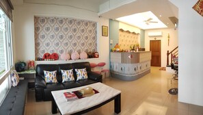 Sitteområde i lobbyen