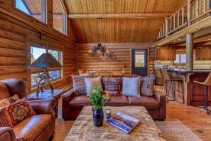 Télévision, cheminée, lecteur de DVD