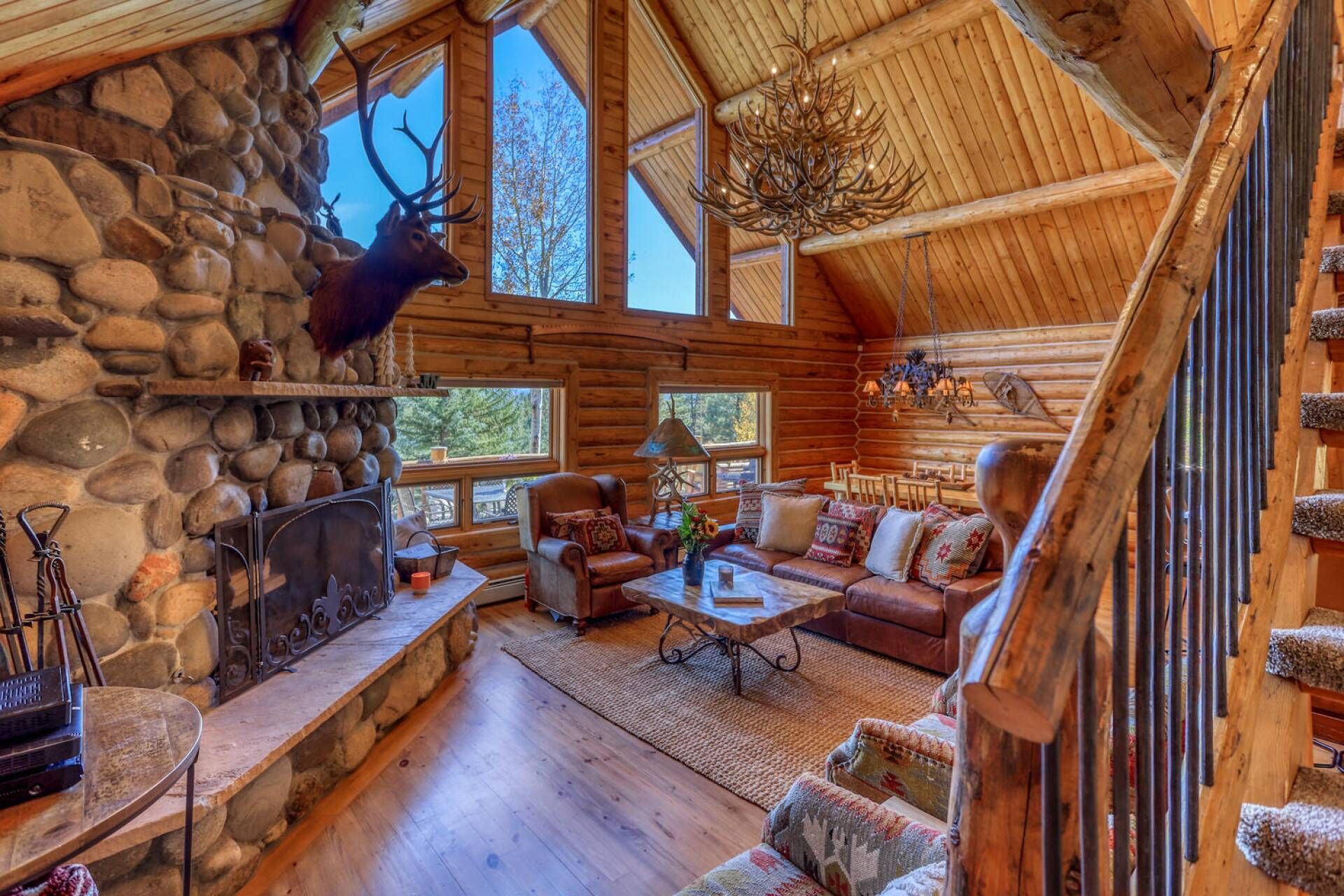 TV, fireplace, DVD player