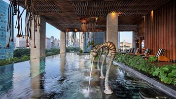 Indoor pool, open 7:00 AM to 10:00 PM, lifeguards on site