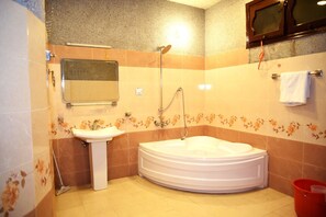 Free toiletries, slippers, towels