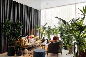 Sitteområde i lobbyen