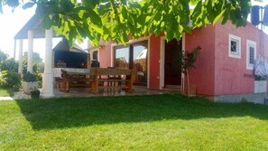 Terrace/patio - Beautiful Family Apartment a5 for 5 Guests in Vrvari, Close to the Beach (Porec)