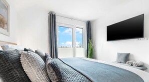 2 chambres, fer et planche à repasser, lit parapluie, Wi-Fi gratuit