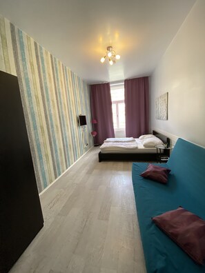 1 bedroom, iron/ironing board, free WiFi, bed sheets