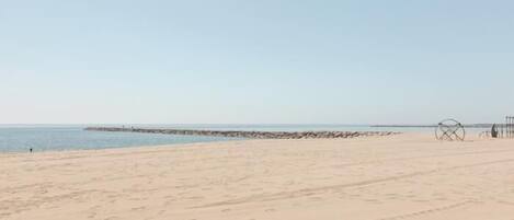 On the beach