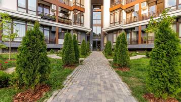 Fassade der Unterkunft