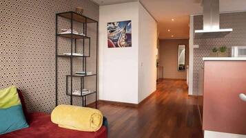 2 soverom, strykejern/-brett, reiseseng for barn og wi-fi