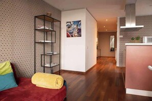 2 bedrooms, iron/ironing board, travel crib, WiFi