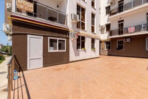 Fassade der Unterkunft