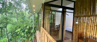 IlliVilla Bamboo claded single room cottage inside Organic Spices Farm in Munnar