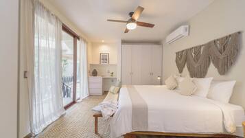 Literie hypoallergénique, coffres-forts dans les chambres