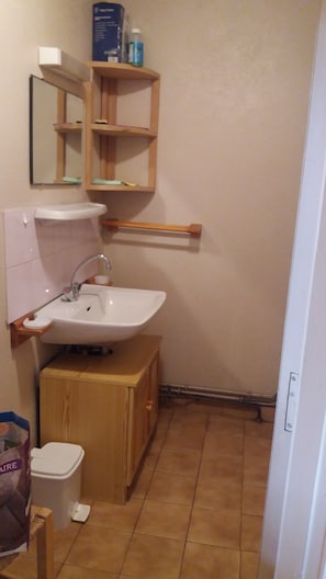 Douche, papier toilette
