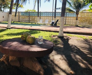 Terrace/patio - Beautiful Beach-front House, (La Libertad)
