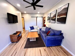 Smart TV, DVD player, video library