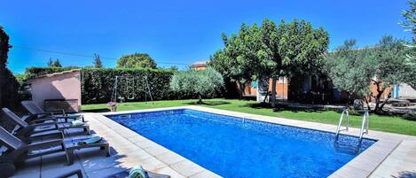 Udendørs pool, liggestole