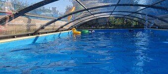 Beautiful family home. Air conditioning and heated pool