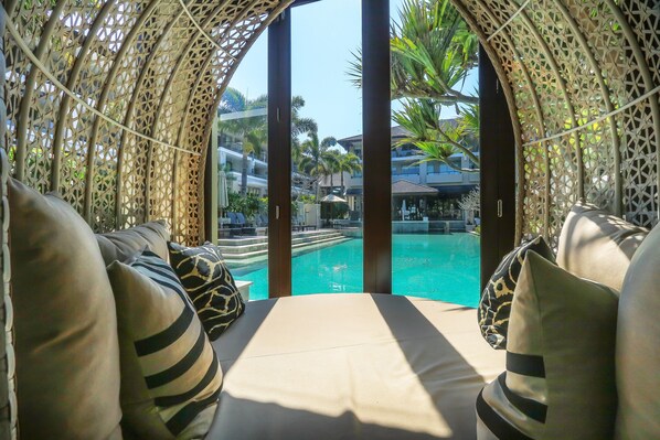 Außenpool, beheizter Pool