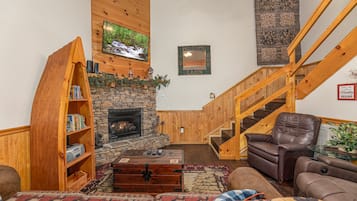 Smart TV, lareira, monitores de computador