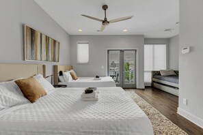 4 bedrooms, iron/ironing board, travel crib, WiFi