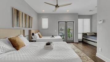 4 bedrooms, iron/ironing board, travel crib, WiFi