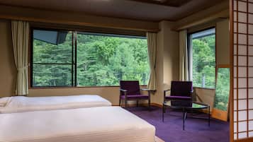 Camera Tradizionale, non fumatori (Japanese Style, 12+6 Jo) | Vista dalla camera