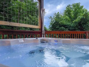 Idromassaggio all'aperto