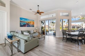 TV - Renovated for 2025! Location & Amenities ~Waterfront; 2 King Suites, Saltwater Pool, Dock, WiFi (Marco Island)