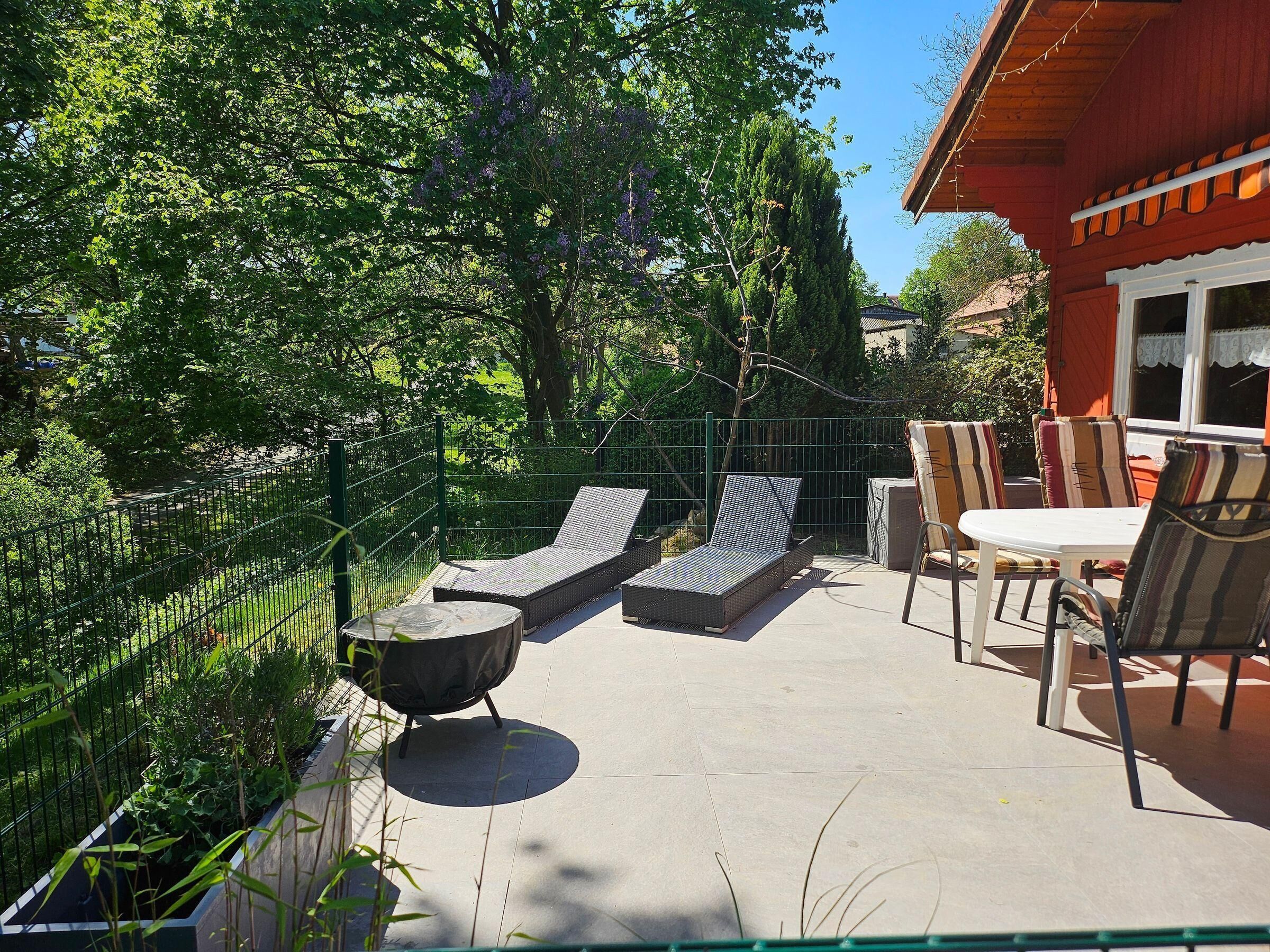 Ferienhaus Gerdi - Terrasse komplett eingezäunt