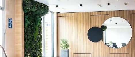 Indoor pool, open 9:00 AM to 10:00 PM, pool umbrellas