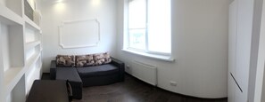 42-inch flat-screen TV with cable channels, TV - New apartment in the Kyiv downtown (Kyiv)
