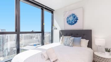 City Apartment, 3 Bedrooms, Kitchen, City View | View from room