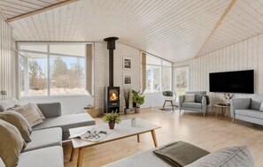 TV, fireplace, DVD player
