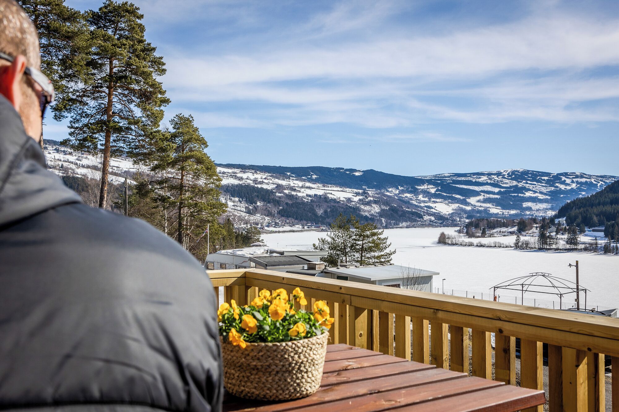 Utsikt fra overnattingsstedet