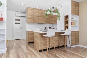 LÀgenhet - 1 sovrum - kök | Eget kök | Diskmaskin, kaffe- och tebryggare, vattenkokare och grytor/köksredskap