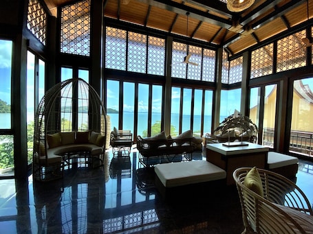 Sala de estar en el lobby