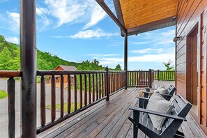Cabin, Multiple Beds, Hot Tub | Balcony - Wilderness Calls (Sevierville)