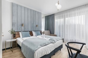 Iron/ironing board, WiFi, bed sheets - Stylish Studio with Balcony | 100 m from the Beach (Świnoujście)